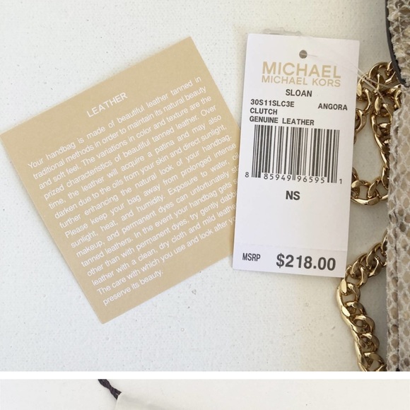 NWT Michael Kors Genuine leather handbag - Picture 7 of 8